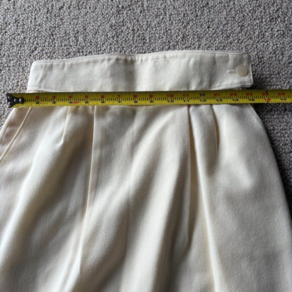 Miss Pendleton 100% Virgin Wool Suit Vintage Academia Skirt Blazer Set 10 Ivory - Picture 16 of 16